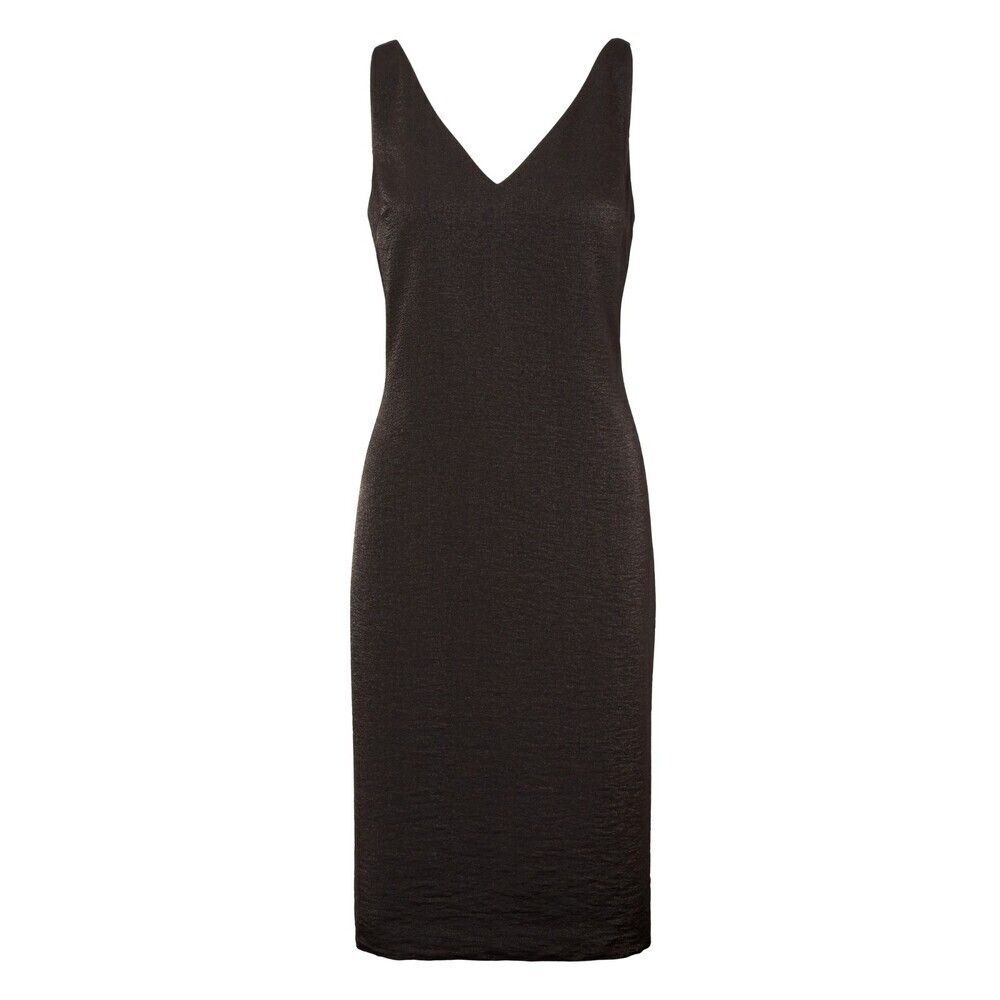 Banana Republic Black Gold Metallic Shimmer Sleeveless Dress (NWT)